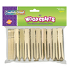 Creativity Street Flat Slotted Clothespins, Natural, 3.75in, PK240 PAC3685-01